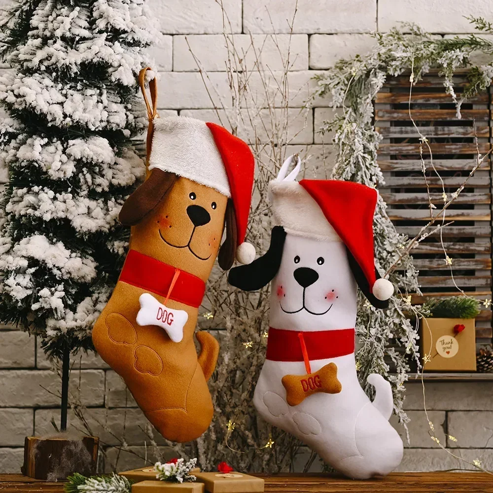 Dog Bone Shape Christmas Stock - Christmas Stocking Hanging recension och pris