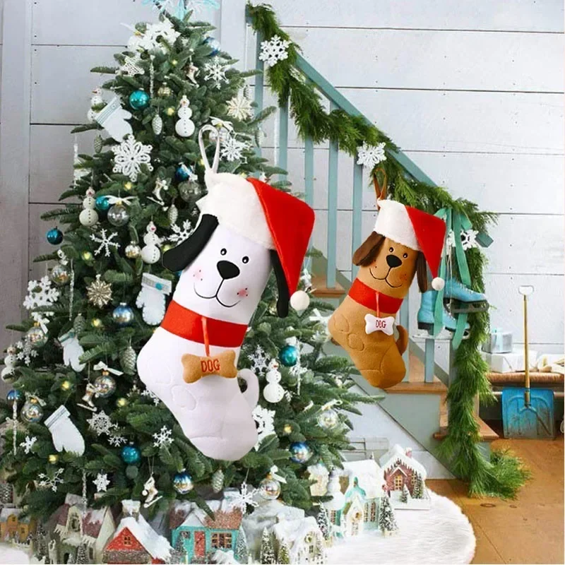 Dog Bone Shape Christmas Stock - Christmas Stocking Hanging recension och pris