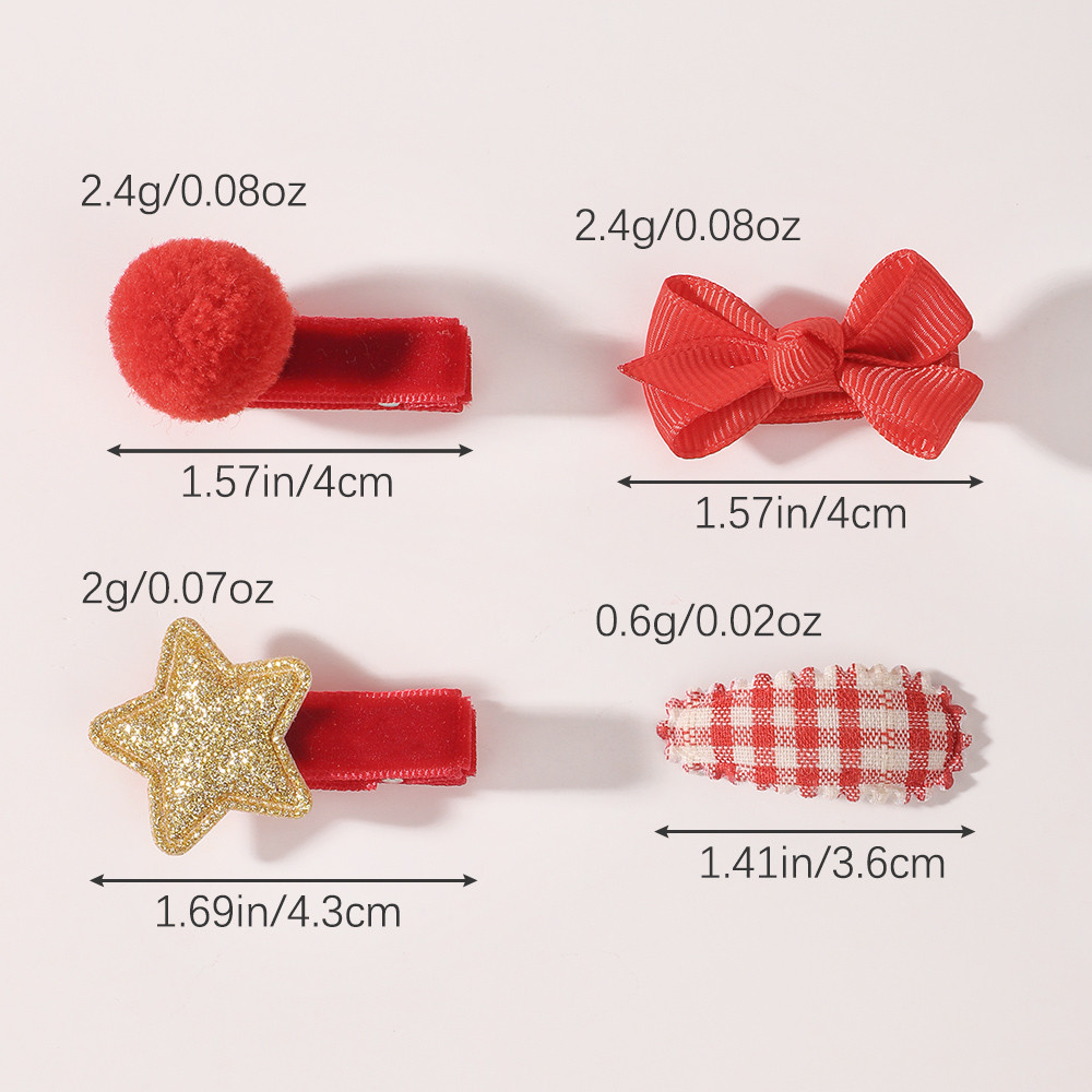 Holiday Kids Hair Pins 10Pcs C - Christmas Throw Blanket recension och pris