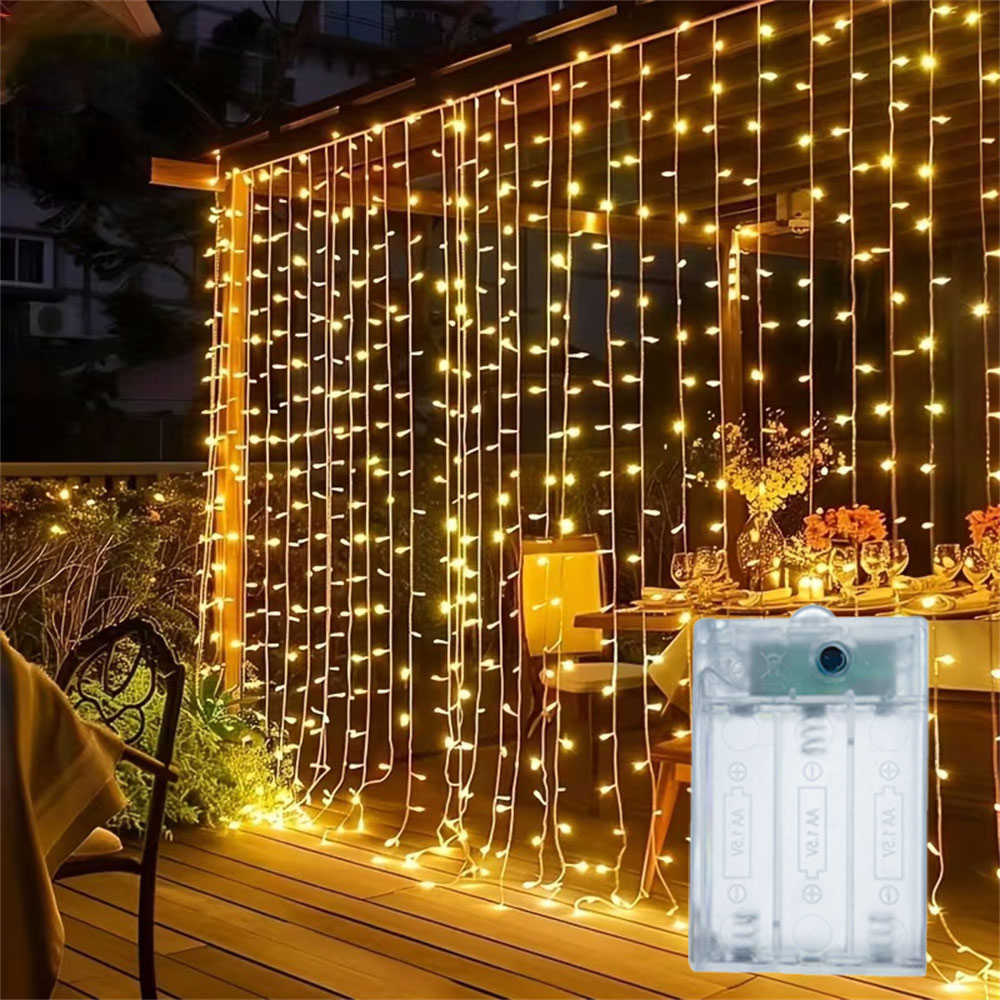3/6m Curtain LED String Lights - Led Fairy String Lights recension och pris