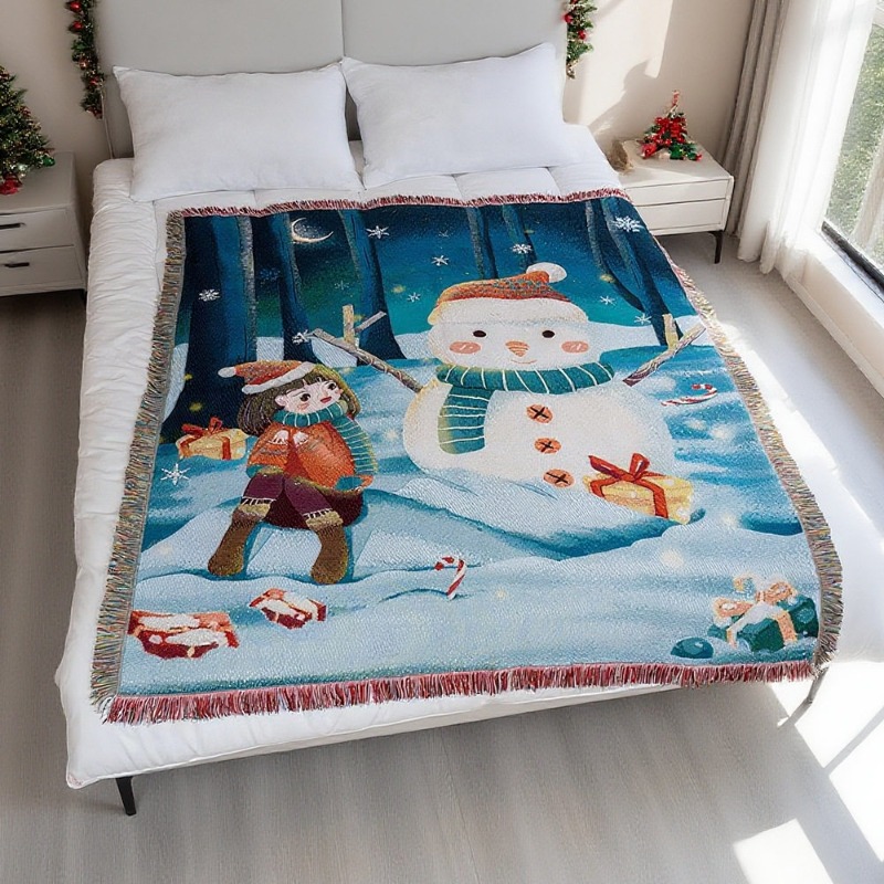 2026 New Christmas Tapestry Wa - Christmas Throw Blanket recension och pris