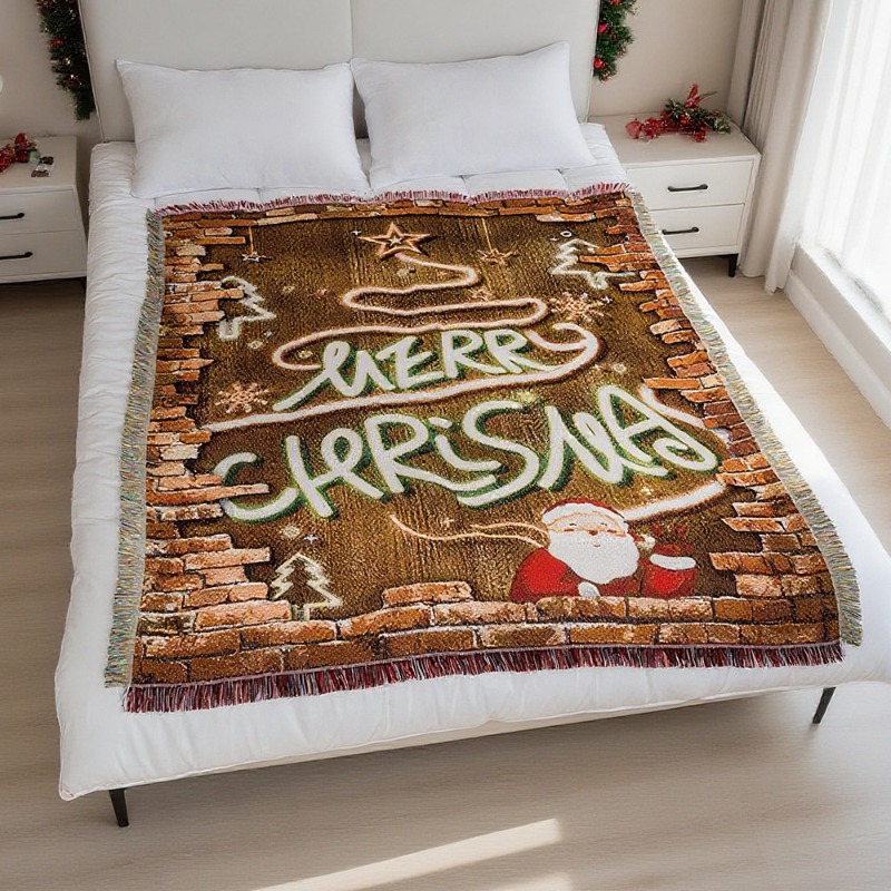 2026 New Christmas Tapestry Wa - Christmas Throw Blanket recension och pris