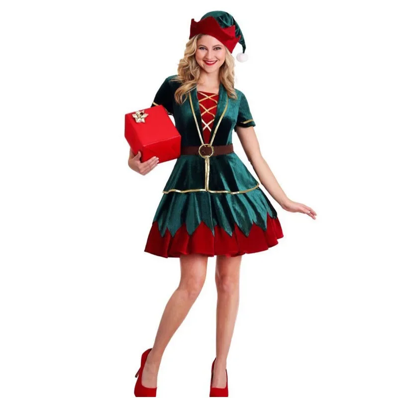 Christmas Santa Claus Costume  - Elf Costume Christmas recension och pris