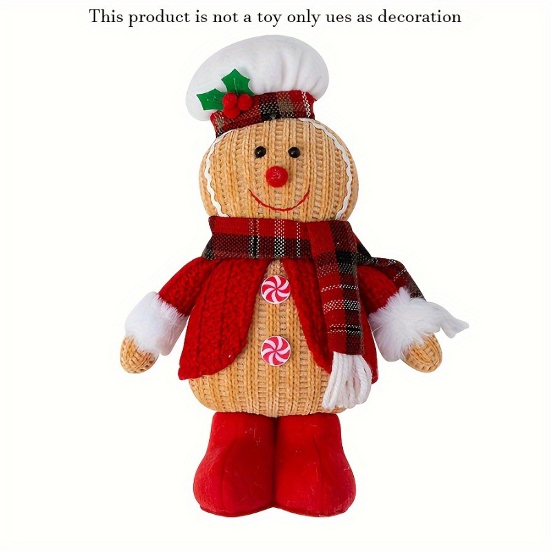 2pcs/set Knitted Gingerbread M - Nutcracker Figurine recension och pris