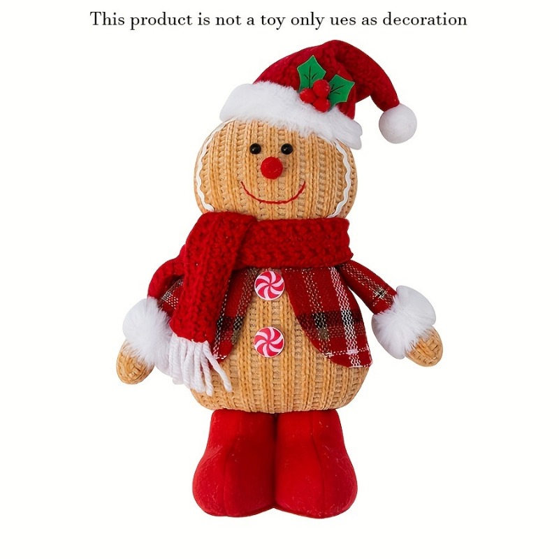 2pcs/set Knitted Gingerbread M - Nutcracker Figurine recension och pris