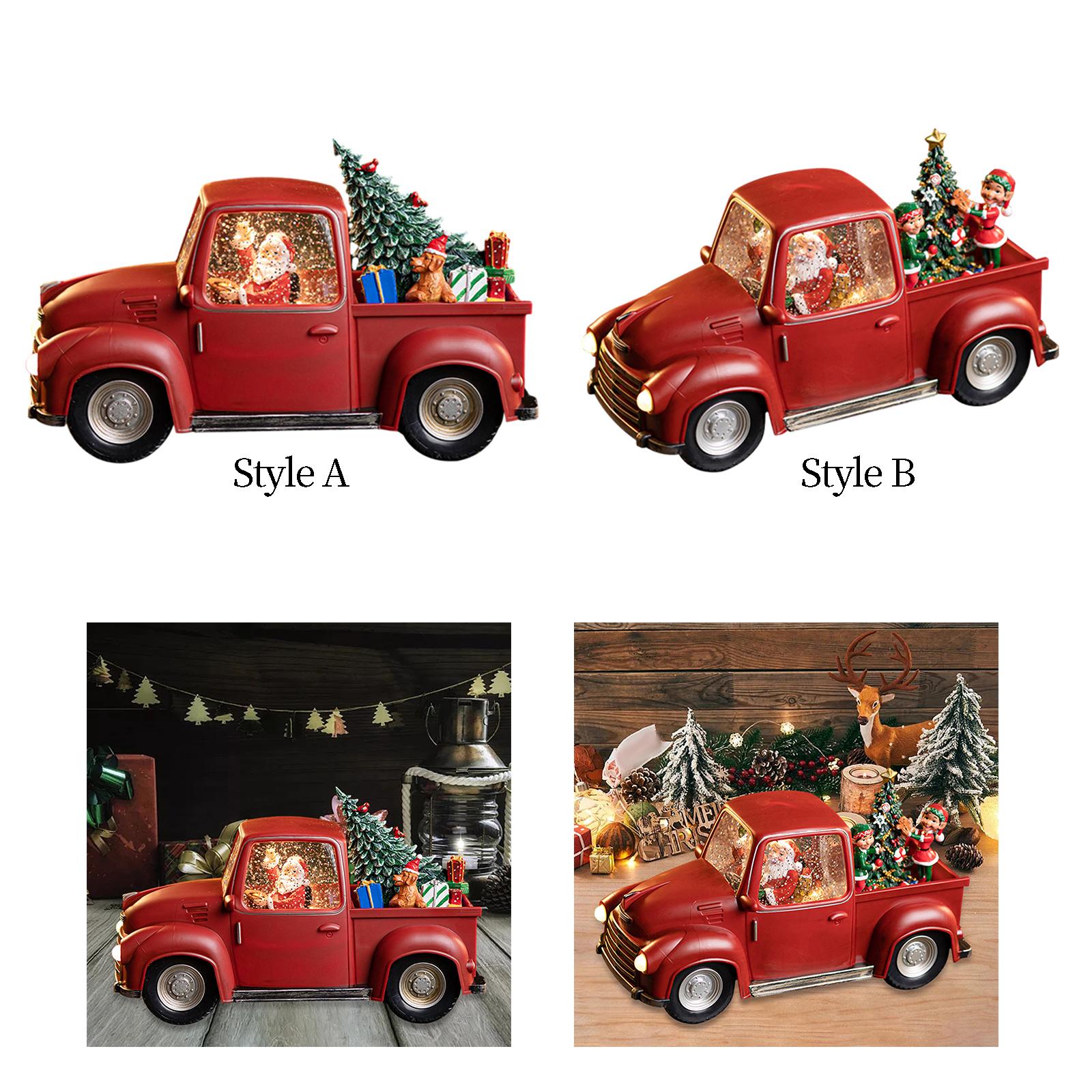 Lighted Truck Decor Light up U - Snow Globe Musical recension och pris